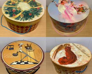4 Hat Boxes