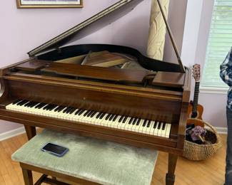 Wurlitzer Wood Piano Vintage works great!