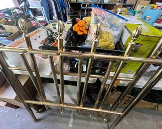 TWIN BED HEAD AND FOOTBOARD AND FRAME