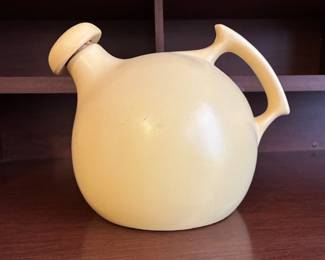 Vintage tilt ball pitcher with lid
