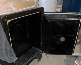 You will need to ask to see the safe at sale.  It is in a roped off area. 