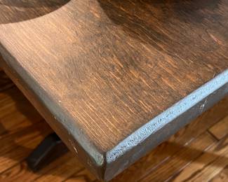 handmade trestle dining table 43”w x 30 ½”h x 89 ¼” L (no nails, all handmade)