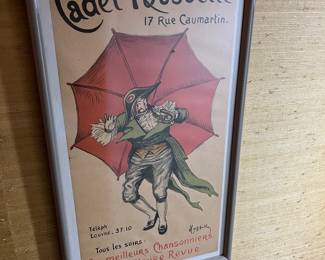 Cadet Rousselle poster print