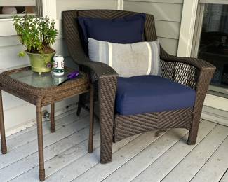 outdoor sectional patio furniture, chairs, cushions, table, umbrella