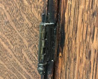 details of c. mid 1700s Thomas Sharp Clockmaker - Antique English long case clock - purchased in Wales in the 1960s