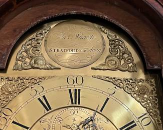 c. mid 1700s Thomas Sharp Clockmaker - Antique English long case clock - purchased in Wales in the 1960s