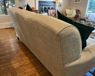 Arhaus sofa - beautiful neutral with nailhead trim - 87”L  x 41”d x 36”h