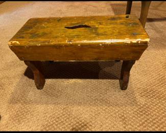 antique stool