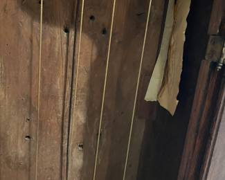 details of c. mid 1700s Thomas Sharp Clockmaker - Antique English long case clock - purchased in Wales in the 1960s