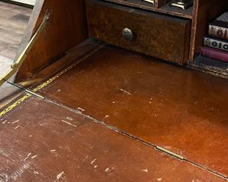 antique drop front desk