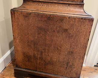 details of c. mid 1700s Thomas Sharp Clockmaker - Antique English long case clock - purchased in Wales in the 1960s