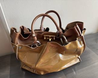 Chloe patent bag with tag