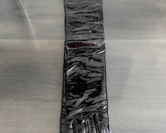 Prada patent leather gloves