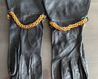 Paloma Picasso leather gloves