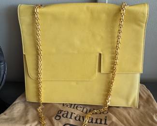 Valentino bag with chain strap - has small spots and indents 