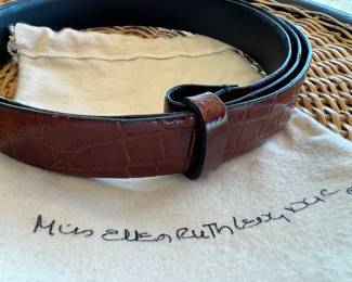 Miss Ellen Ruth Levy alligator belt 