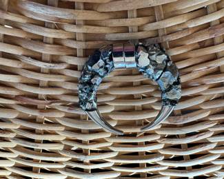 Givenchy magnetic tusk earring 