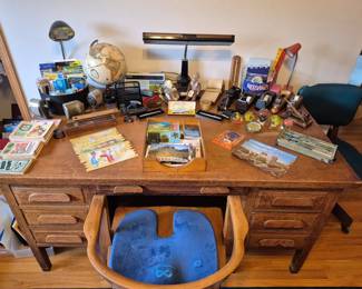 Great solid desk and chair.