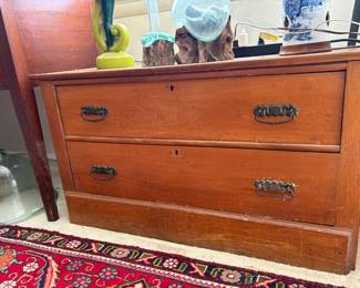 Antique lowboy dresser 