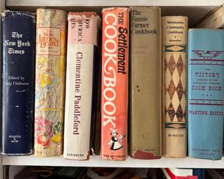 Vintage cookbooks