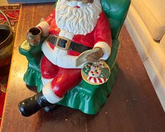 Vintage Santa cookie jar