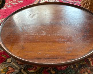 Wood lazy susan
