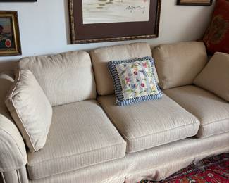 Neutral beige sofa
