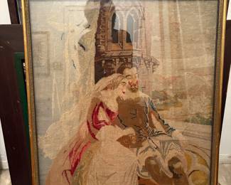 Antique needlepoint