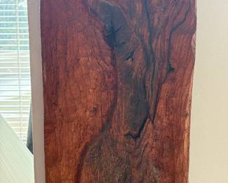 Carved wood art