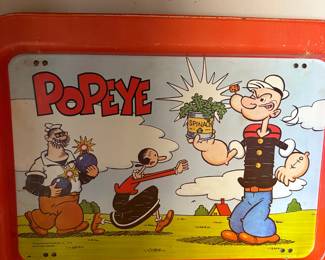 Vintage Popeye metal tray
