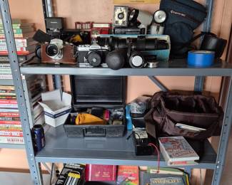 lots of cameras and lens