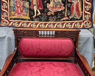 Settee And Tapestry