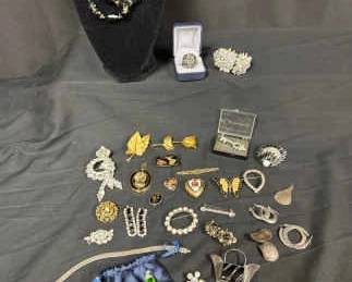 Costume Jewelry with Tones of Black Sterling