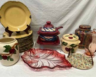 Entertaining In Berry And Gold