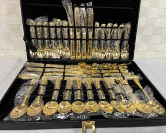 Enchanted Rose Gold Plated Flatware