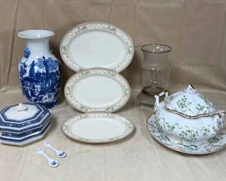 Blue Floral Kitchen  Decor