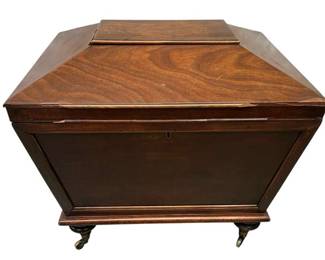 Antique Sarcophagus Shaped Wine Cellarette