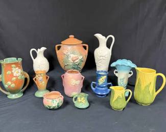 Roseville, Redwind, Hull Pottery