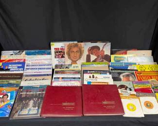 Large Lot of Various Vintage Records