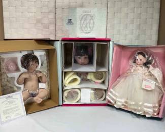 Vintage Collectible Dolls Lot 1  New In Box Marie Osmond, Ashton Drake, Madame Alexander