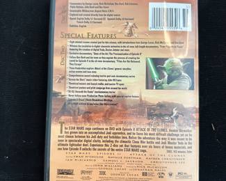 Signed Star Wars episode II Attack Of The Clones DVD autographed by 6 cast members