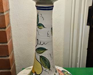 Vietri style lamp