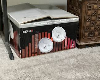 MB Quarter speakers in box