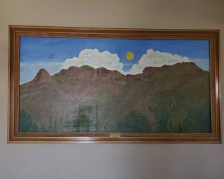 "The Thunderbird" painted by M. Montes
78x43