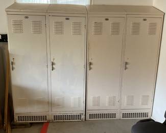 vintage metal lockers