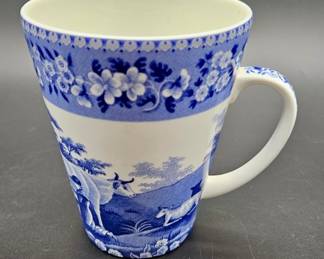 Vtg. Spode Blue Room Collection Milkmaid Mug