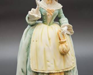 Vtg. Porcelain Figurine-19th Century American Lady