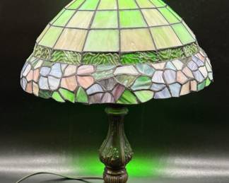 Tiffany-Style Stained Glass Lamp
