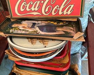 1970's Coke Trays