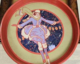 Vintage tin tray